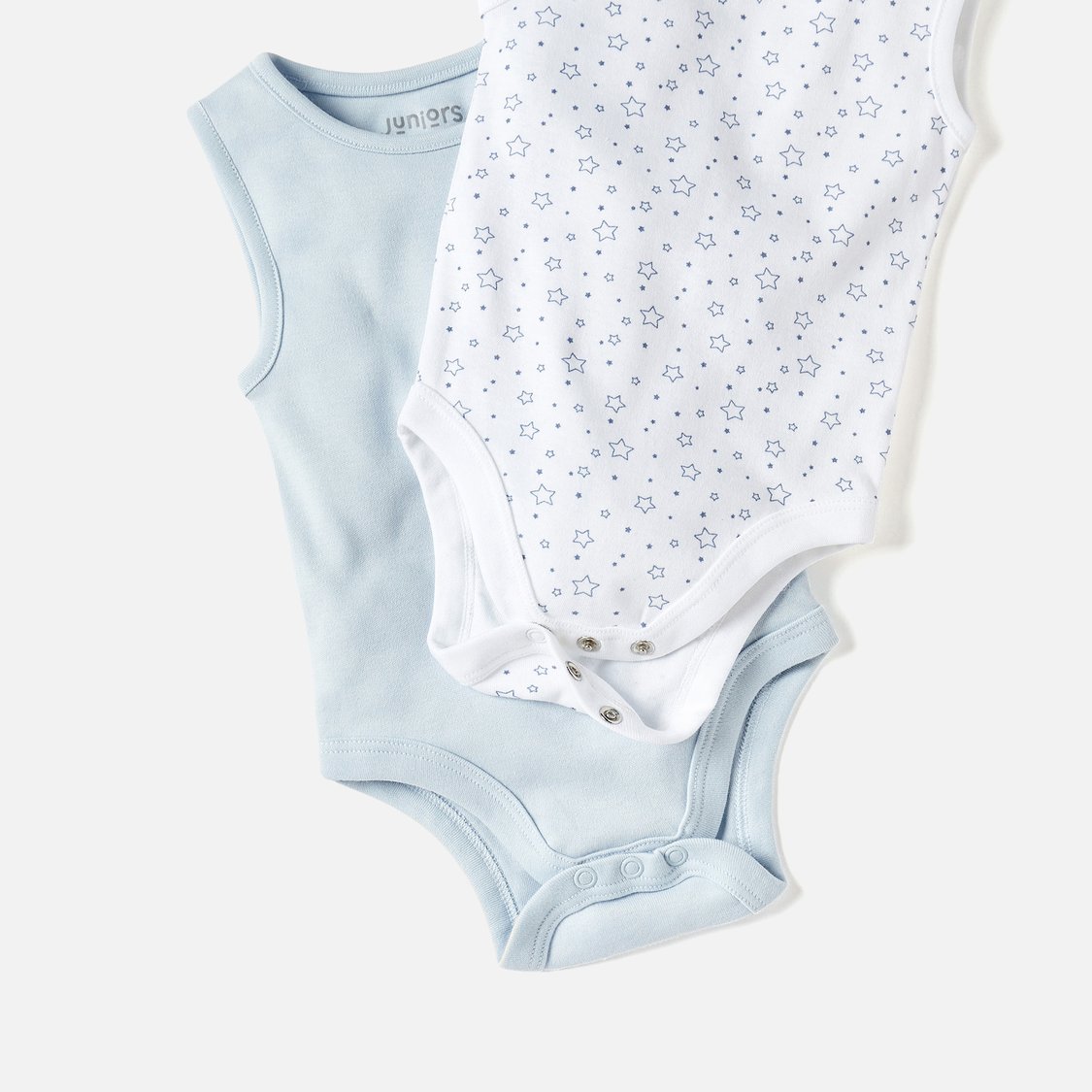 Juniors Star Print Sleeveless Bodysuit - Set of 2