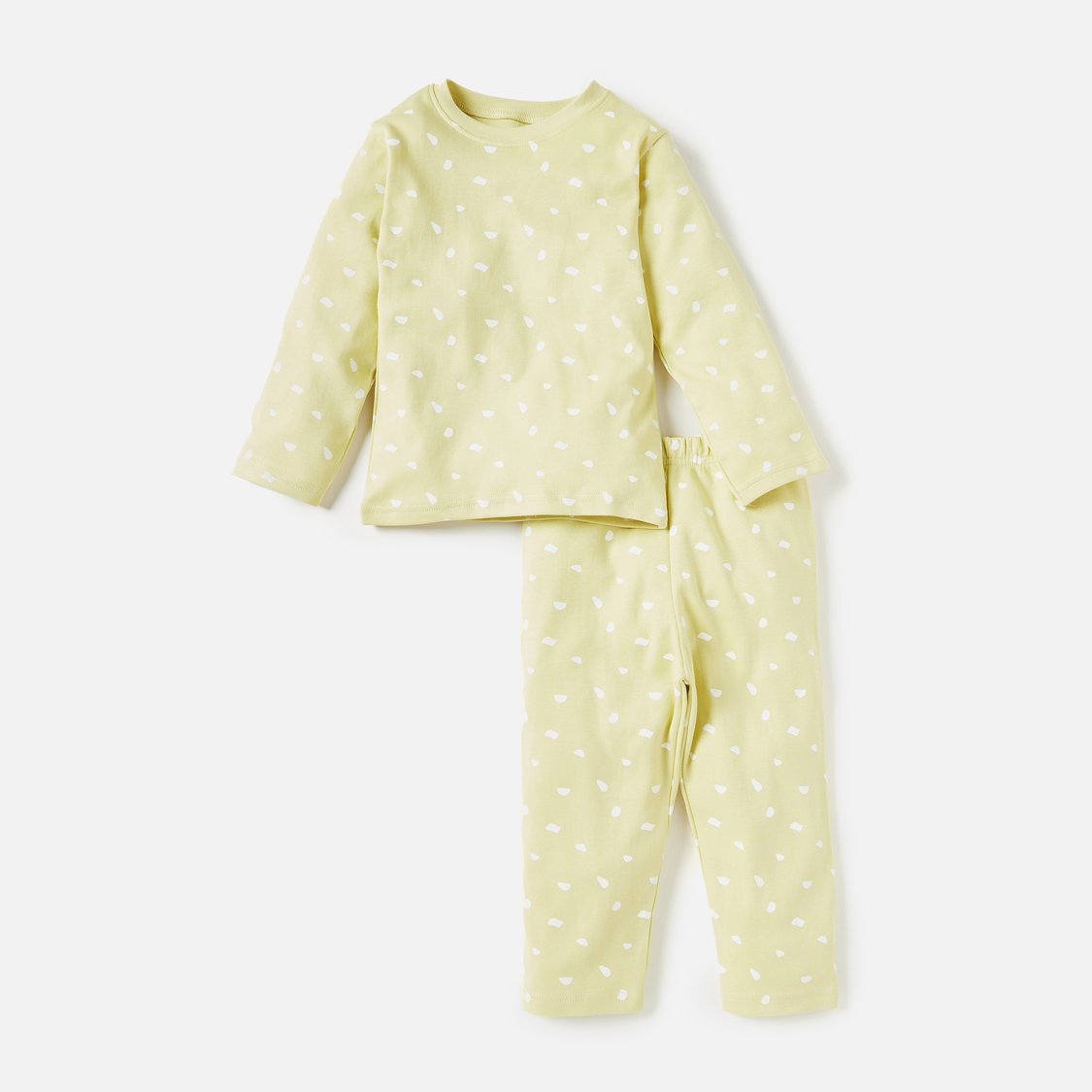 Juniors All-Over Abstract Print T-shirt with Pyjamas - Set of 4
