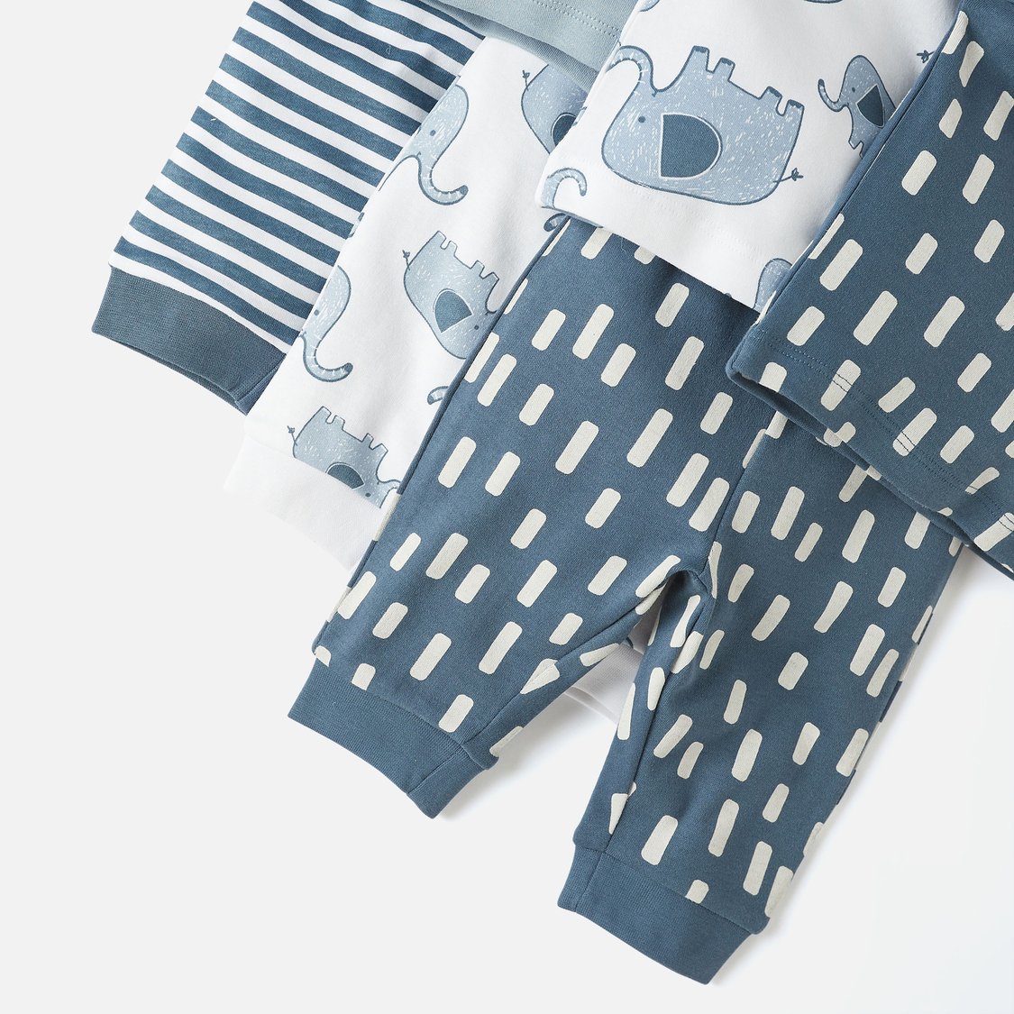 Juniors Printed Long Sleeves T-shirt and Elasticated Pyjama - Set of 3