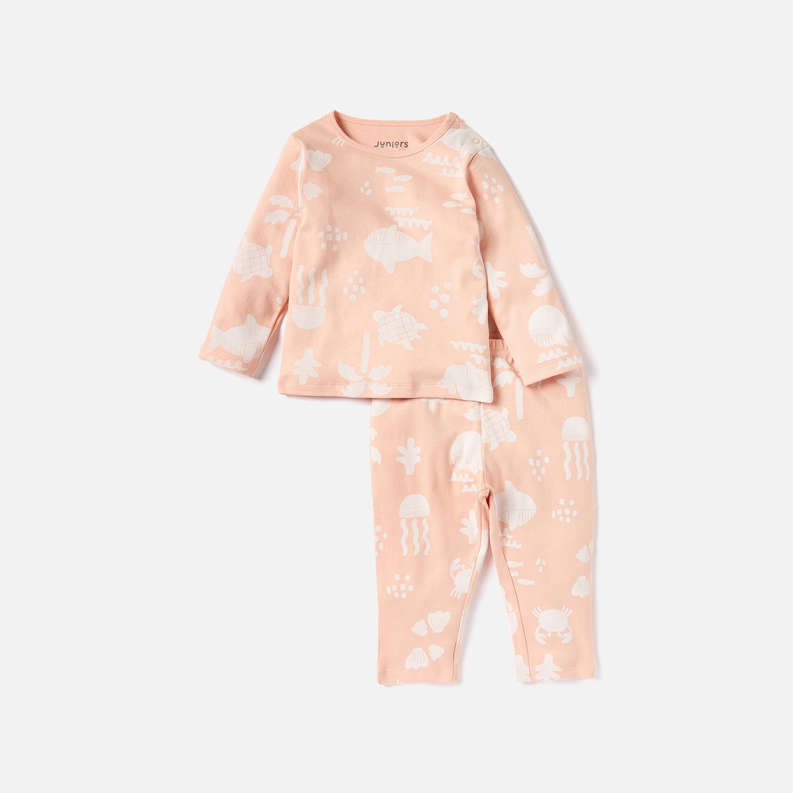 Juniors Under the Sea Print Pyjama - Set of 2