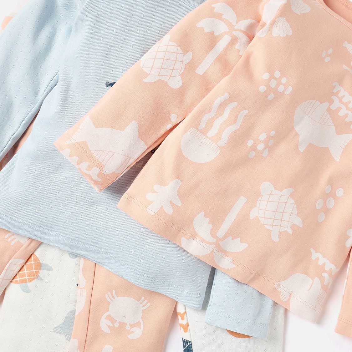 Juniors Under the Sea Print Pyjama - Set of 2