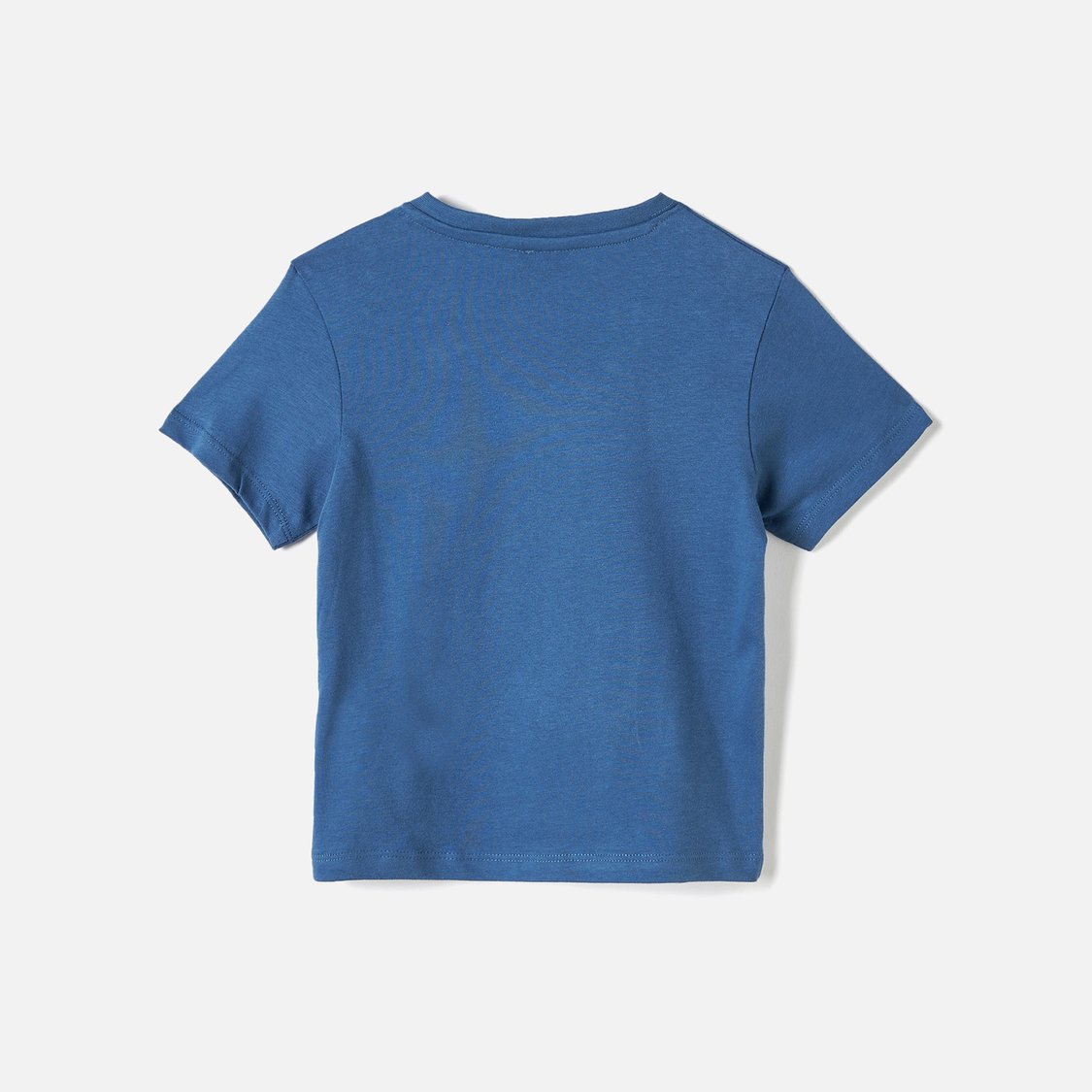 Juniors Graphic Print T-shirt with Snap Closure and Short Sleeves