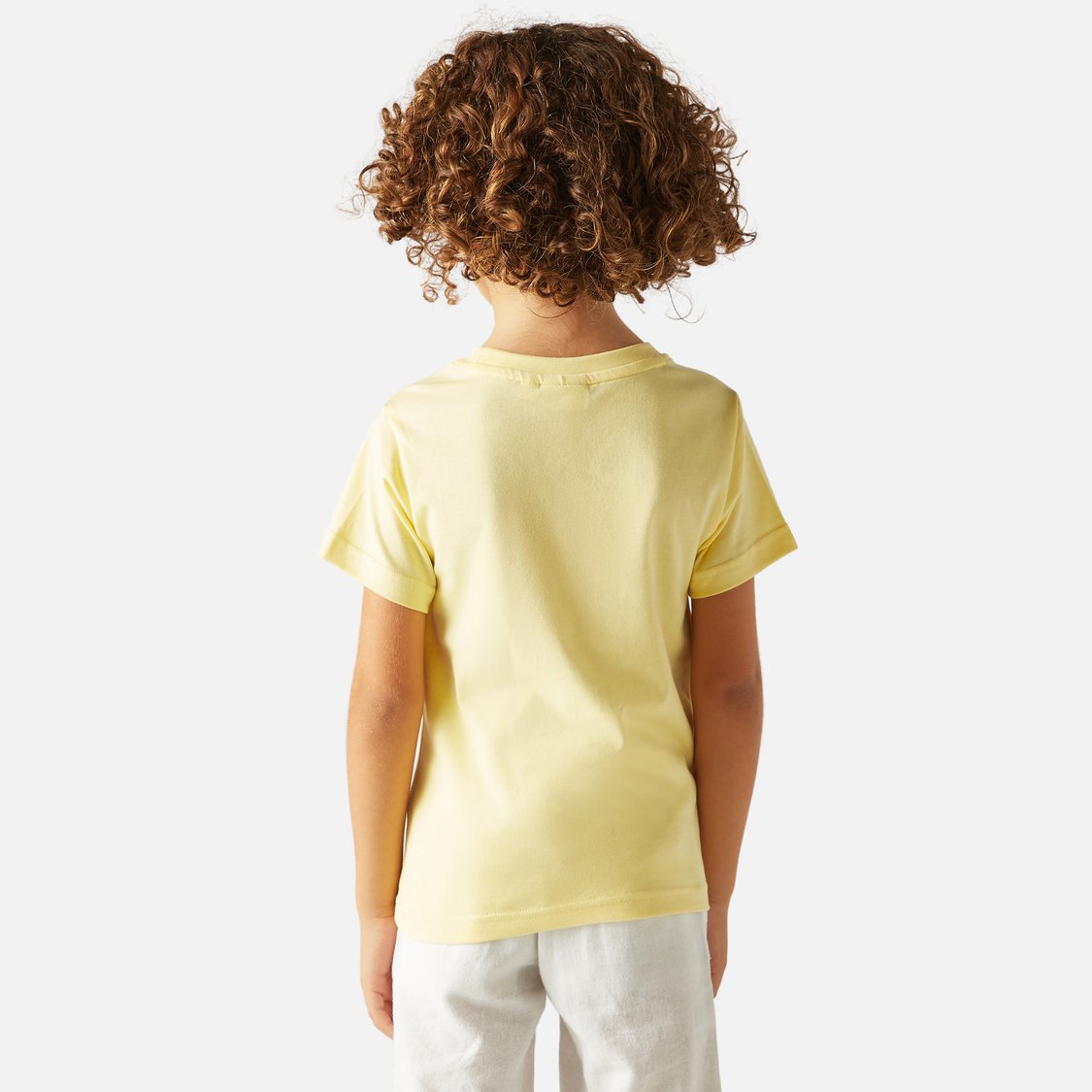 Juniors Printed T-shirt with Short Sleeves and Crew Neck - Set of 2