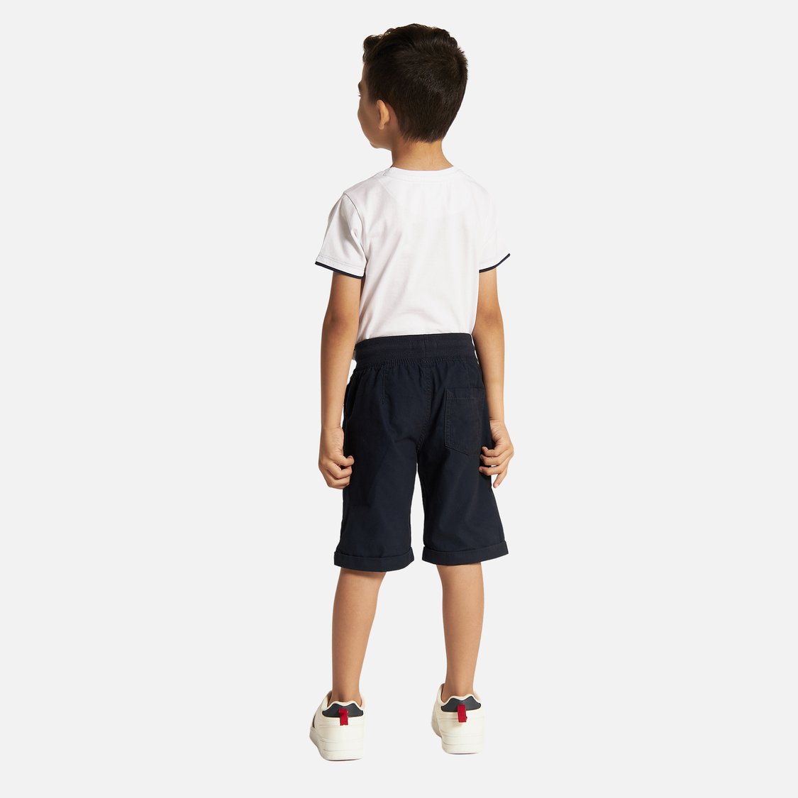 Juniors Solid Shorts with Drawstring Closure and Pockets