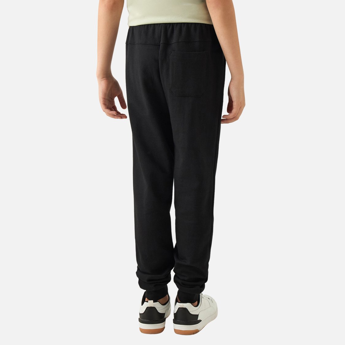 Juniors Solid Joggers with Drawstring Closure and Pockets