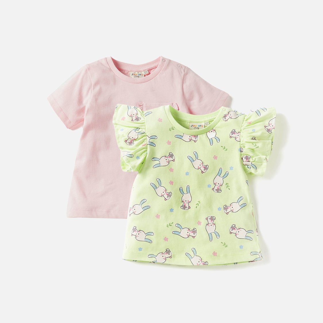 Juniors Assorted T-shirt with Ruffles - Set of 2