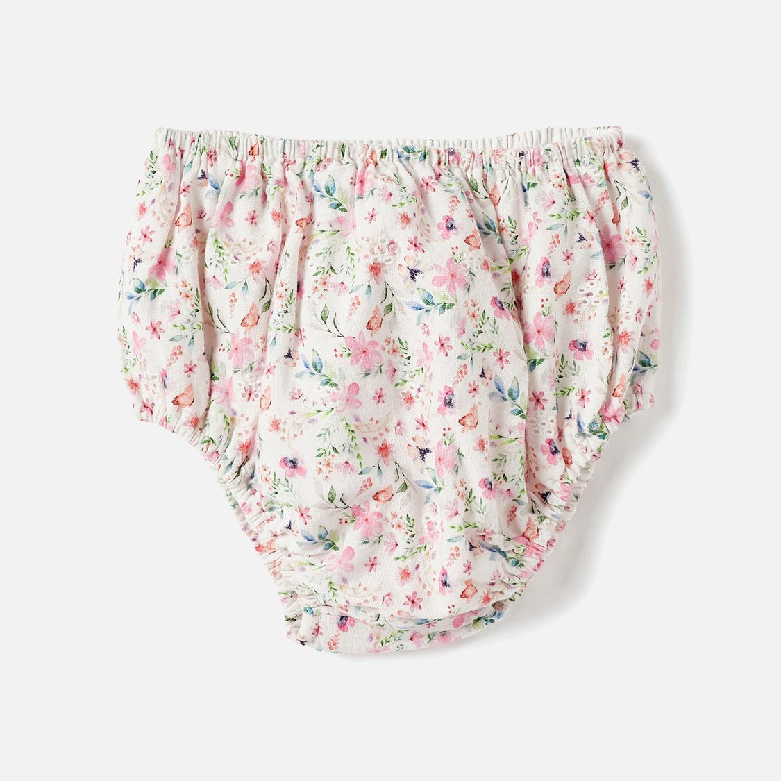 Giggles All-Over Floral Print Sleeveless Dress and Bloomer Set