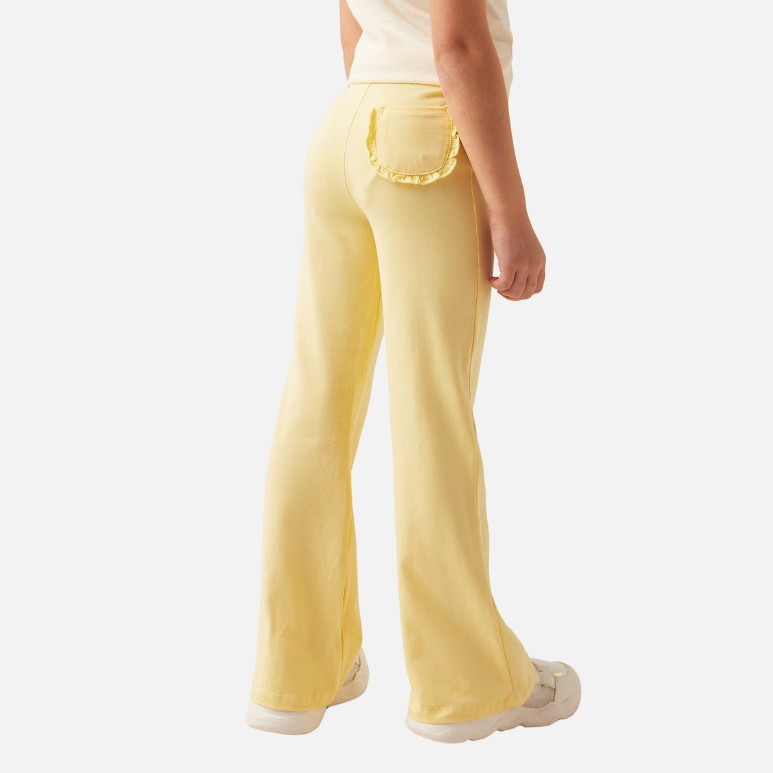 Juniors Assorted Flared Leggings with Elasticated Waistband - Set of 2