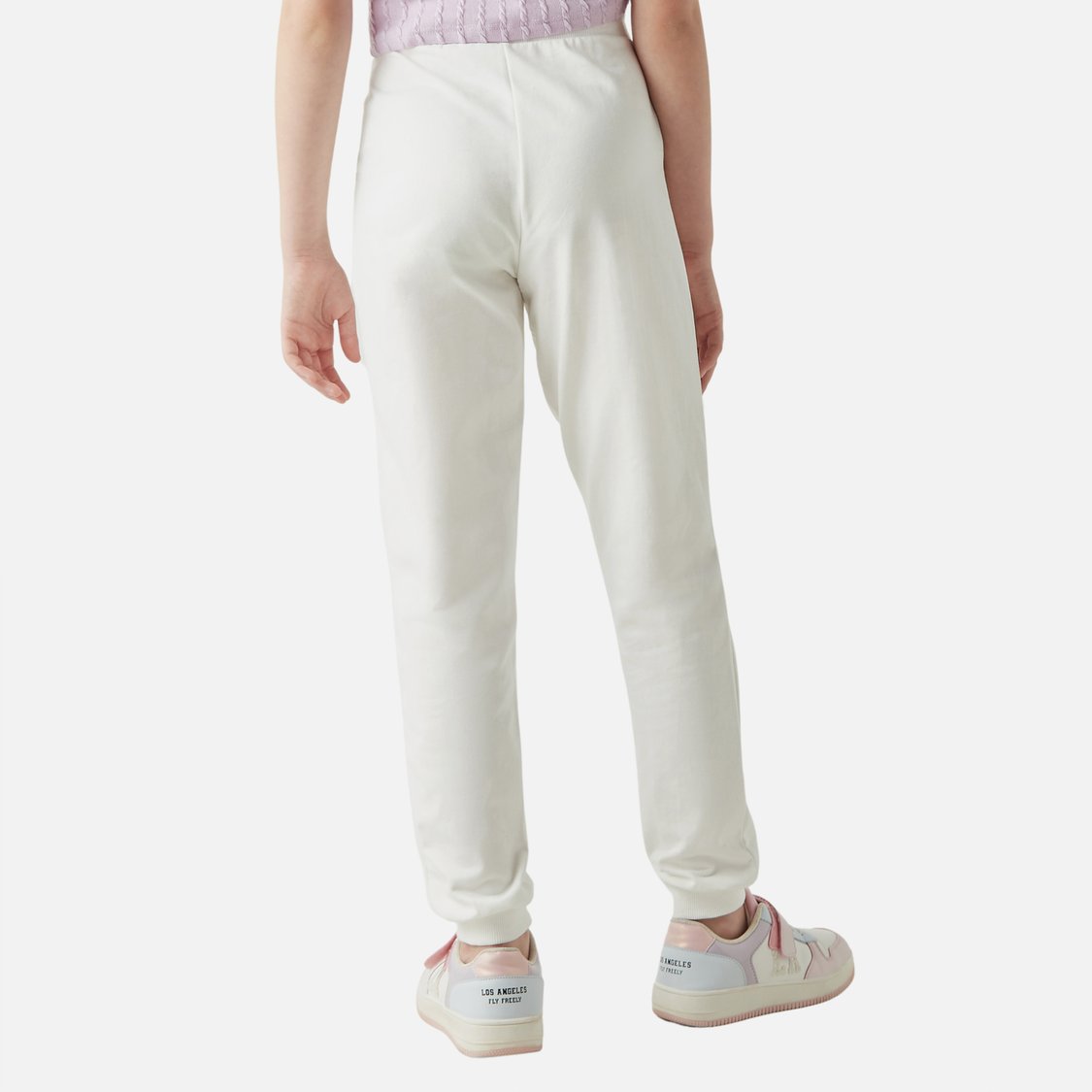Juniors Slogan Printed Joggers with Elasticated Waistband and Pockets
