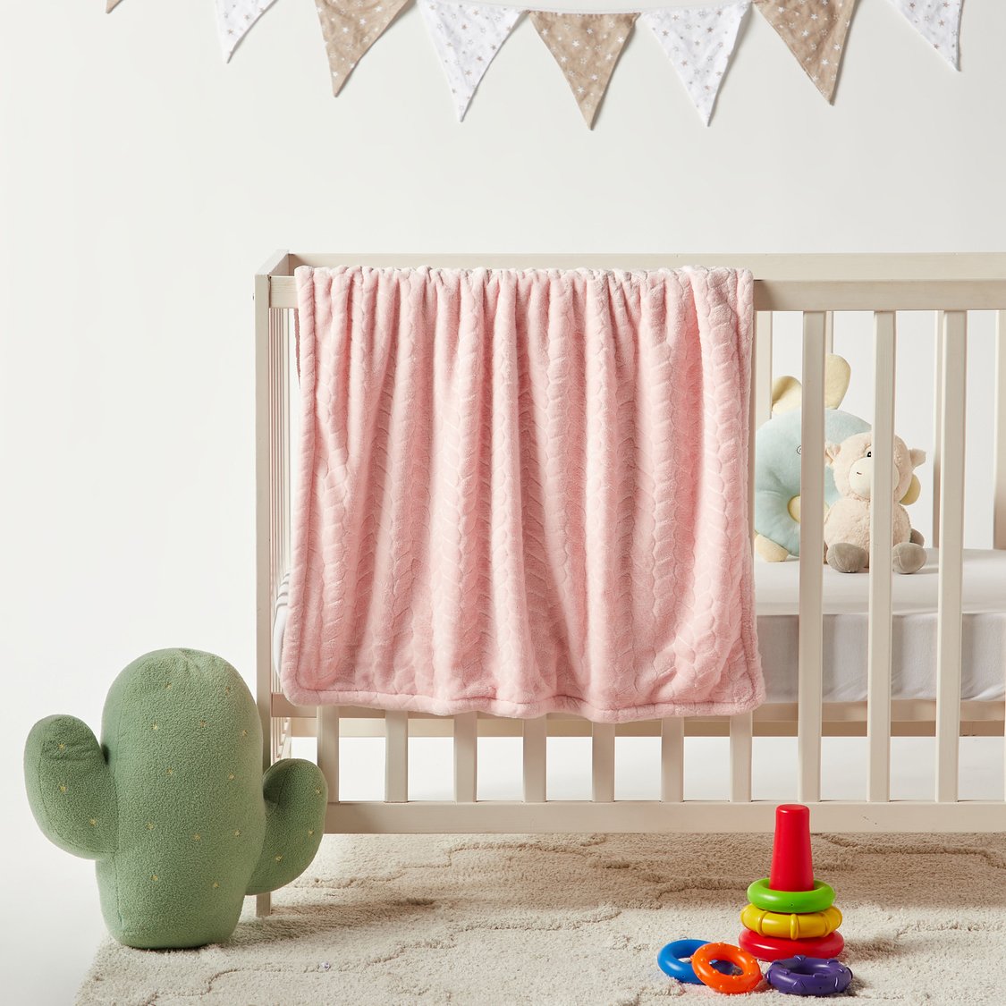 Juniors Textured Flannel Blanket - 76x102 cm