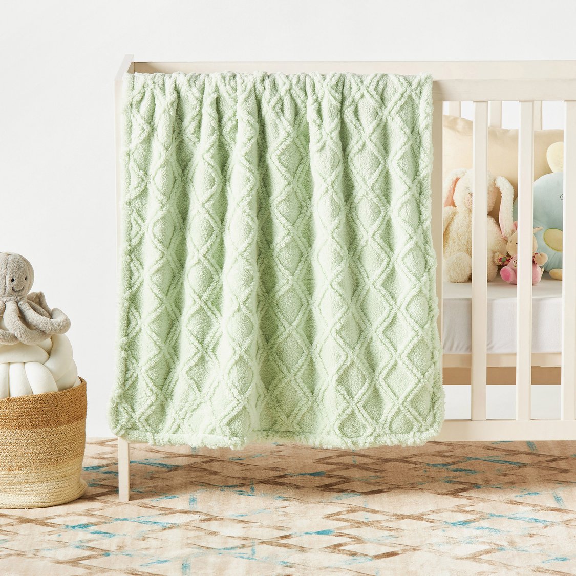 Juniors Textured Flannel Blanket - 76x102 cm
