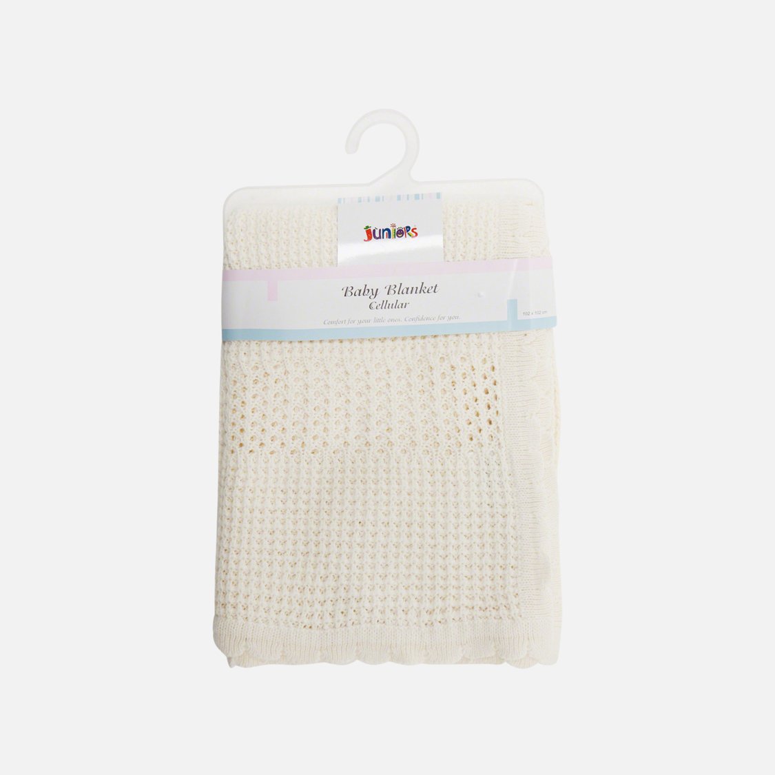 Juniors Knitted Cellular Blanket - 102x102 cm