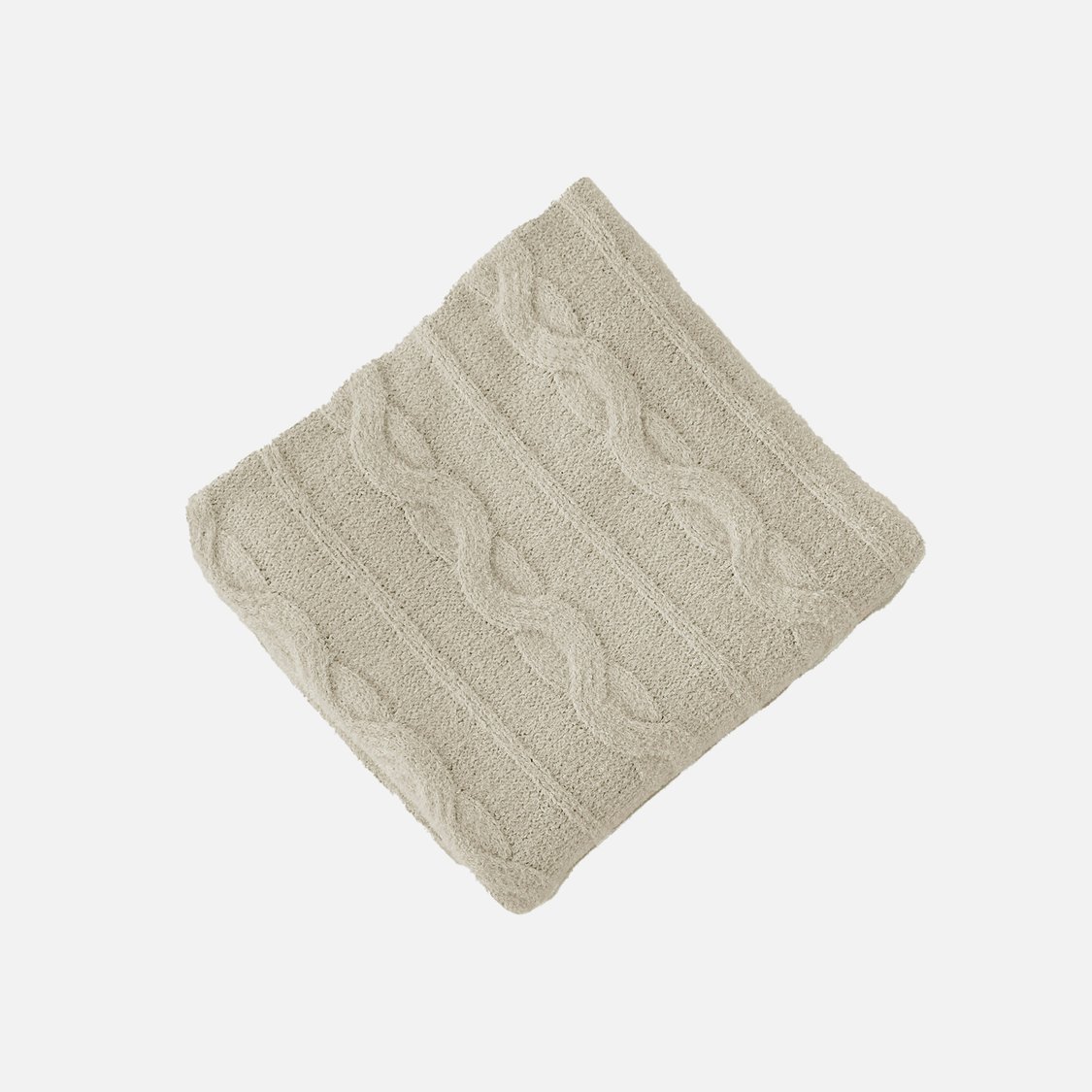 Giggles Cable Knitted Throw - 80x100 cm