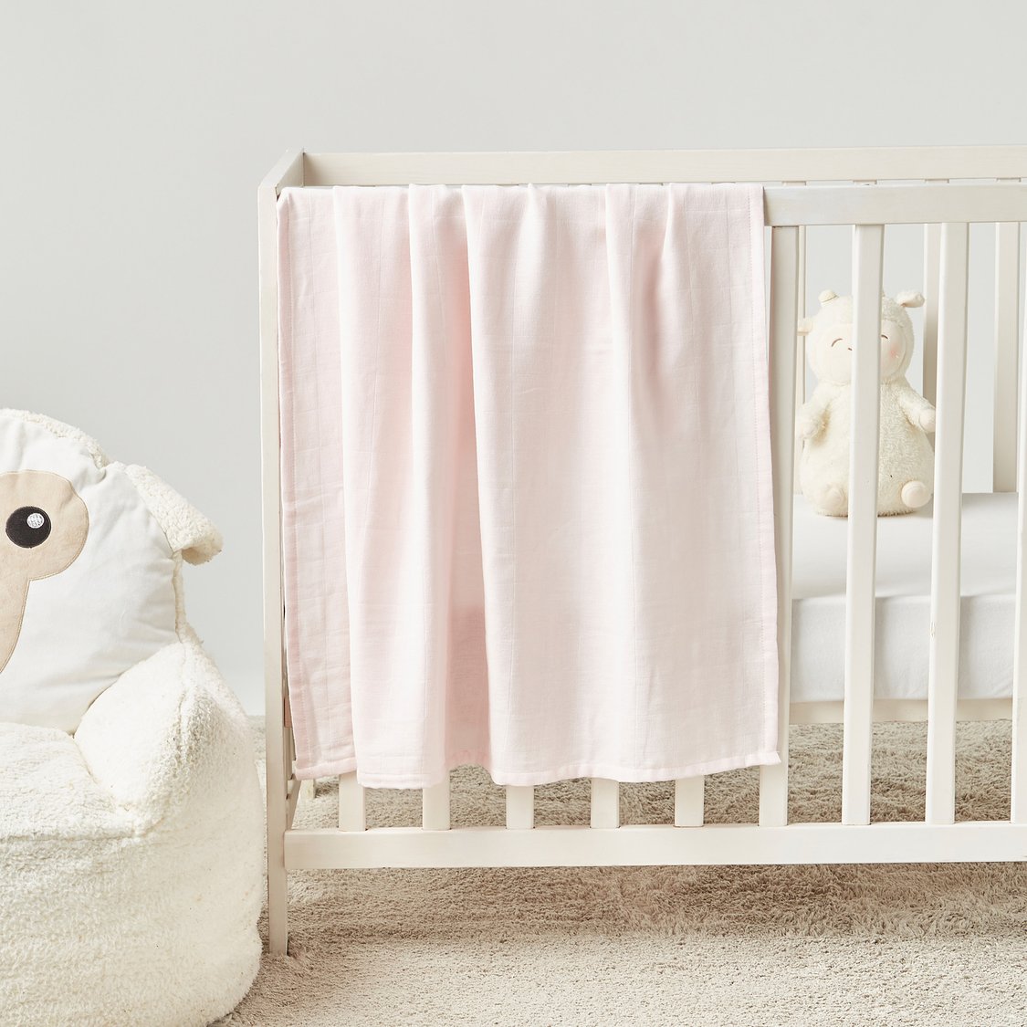 Juniors Solid Swaddle Wrap - 90x90cm