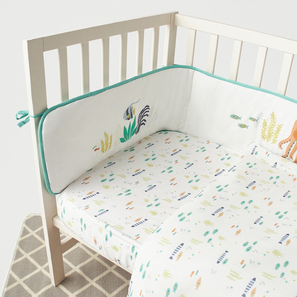 Juniors Graphic Print 5-Piece Bedding Set - 90x130 cm