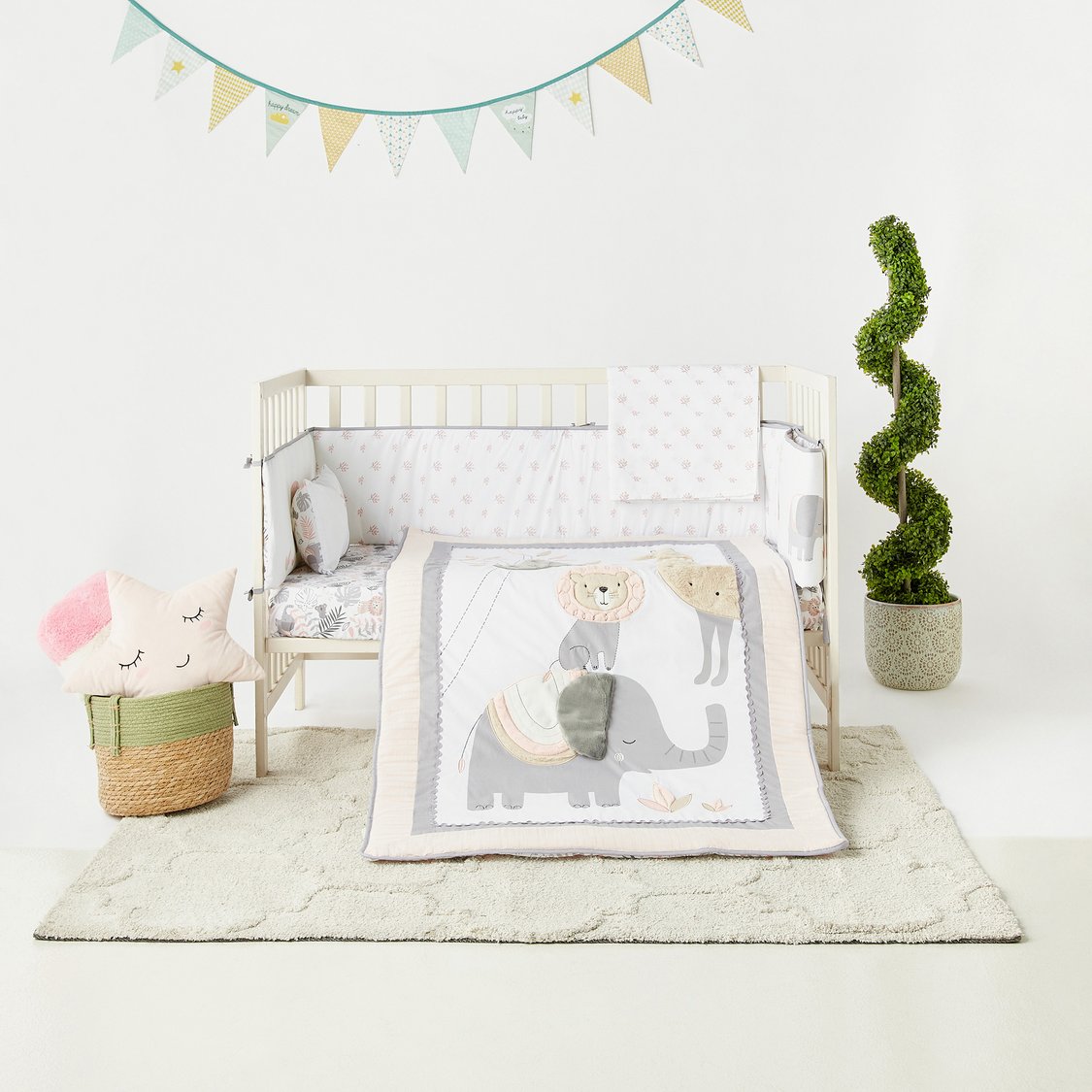 Juniors 5-Piece All-Over Safari Print Comforter Set