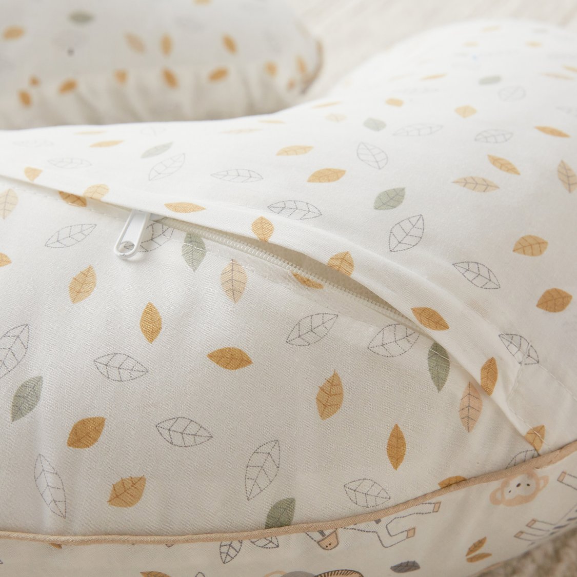 Juniors All-Over Safari Print Feeding Pillow - 68x54 cm
