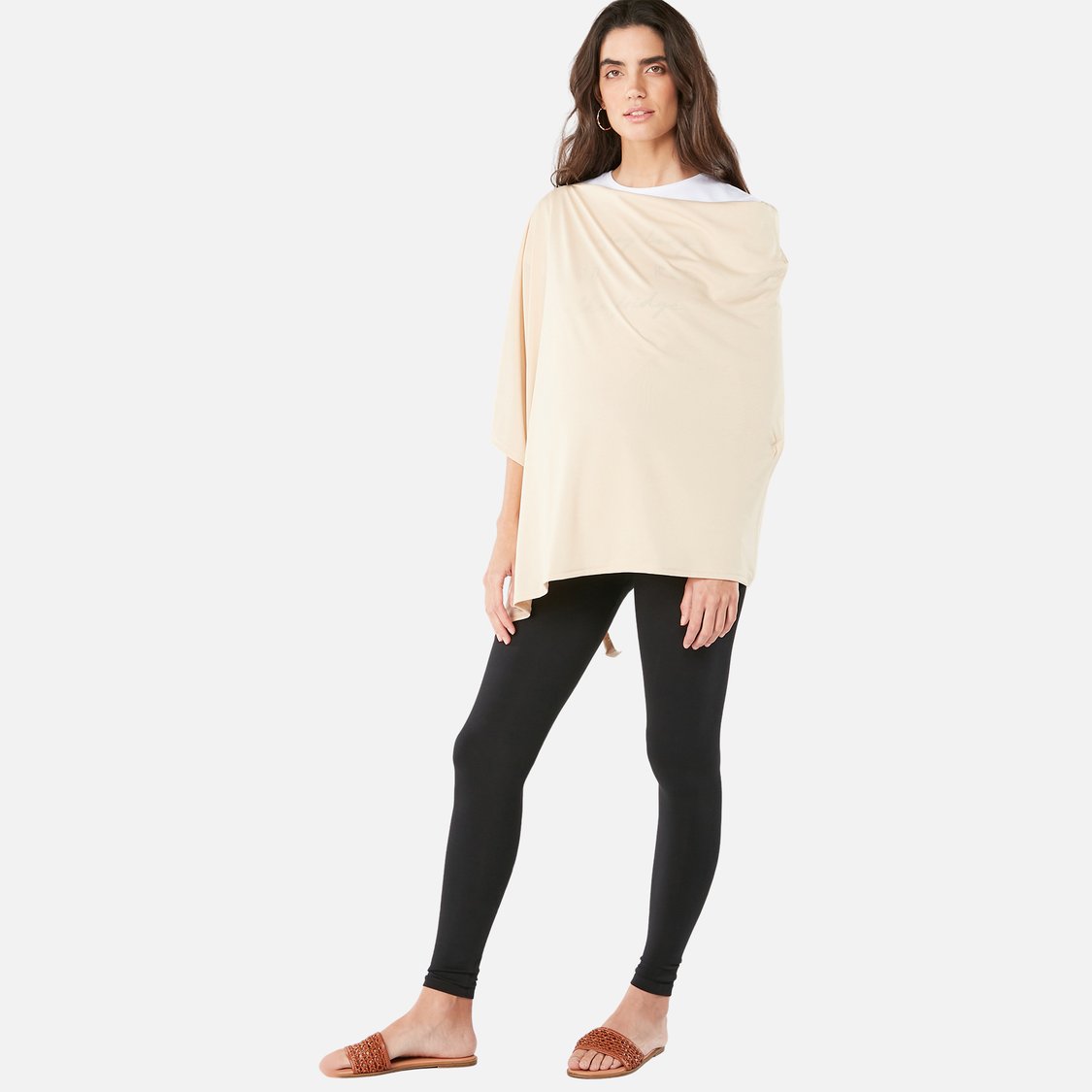 Giggles Solid 6-in-1 Nursing Poncho