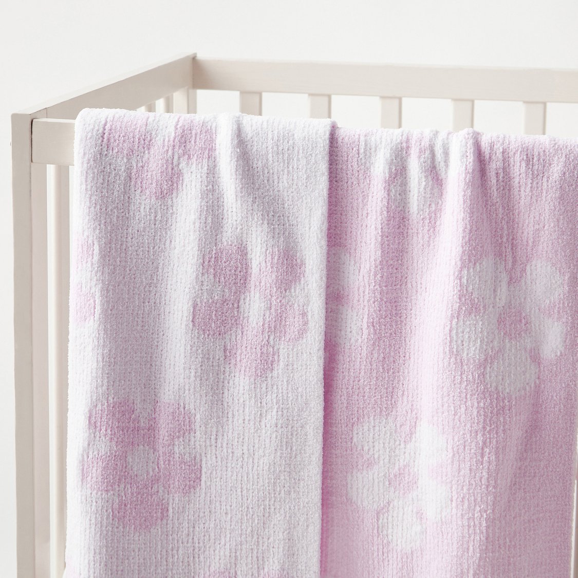Juniors All-Over Floral Print Blanket - 75x100 cm