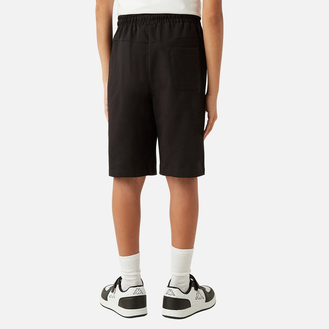 Juniors Applique Detail Shorts with Drawstring Closure and Pockets