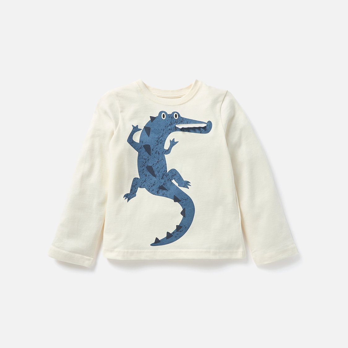 Juniors Crocodile Print T-shirt and Checked Pyjama Set
