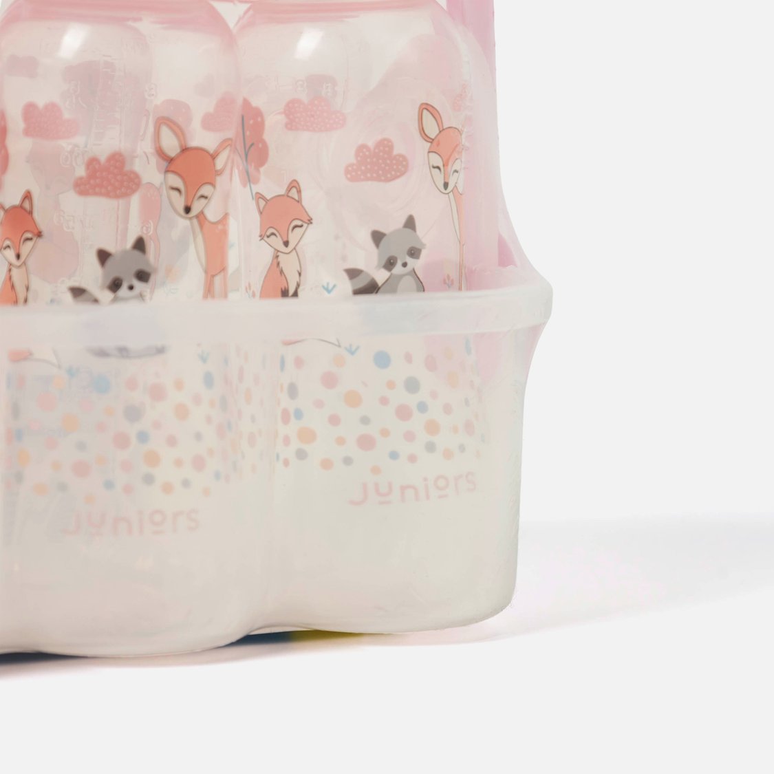 Juniors 6-Piece Printed Feeding Bottle and Basket Set