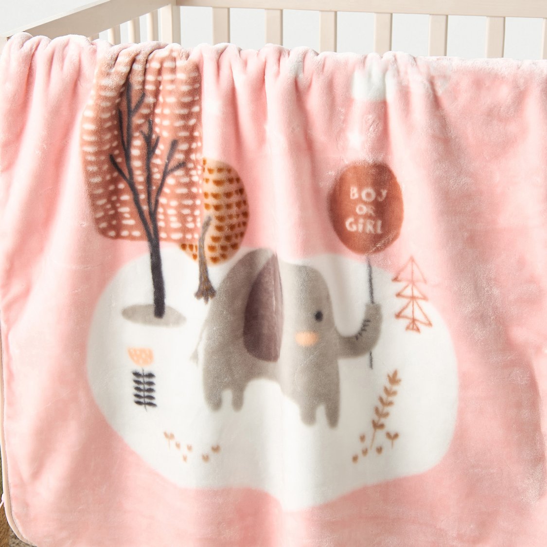 Juniors Printed Raschel Blanket - 80x90 cm
