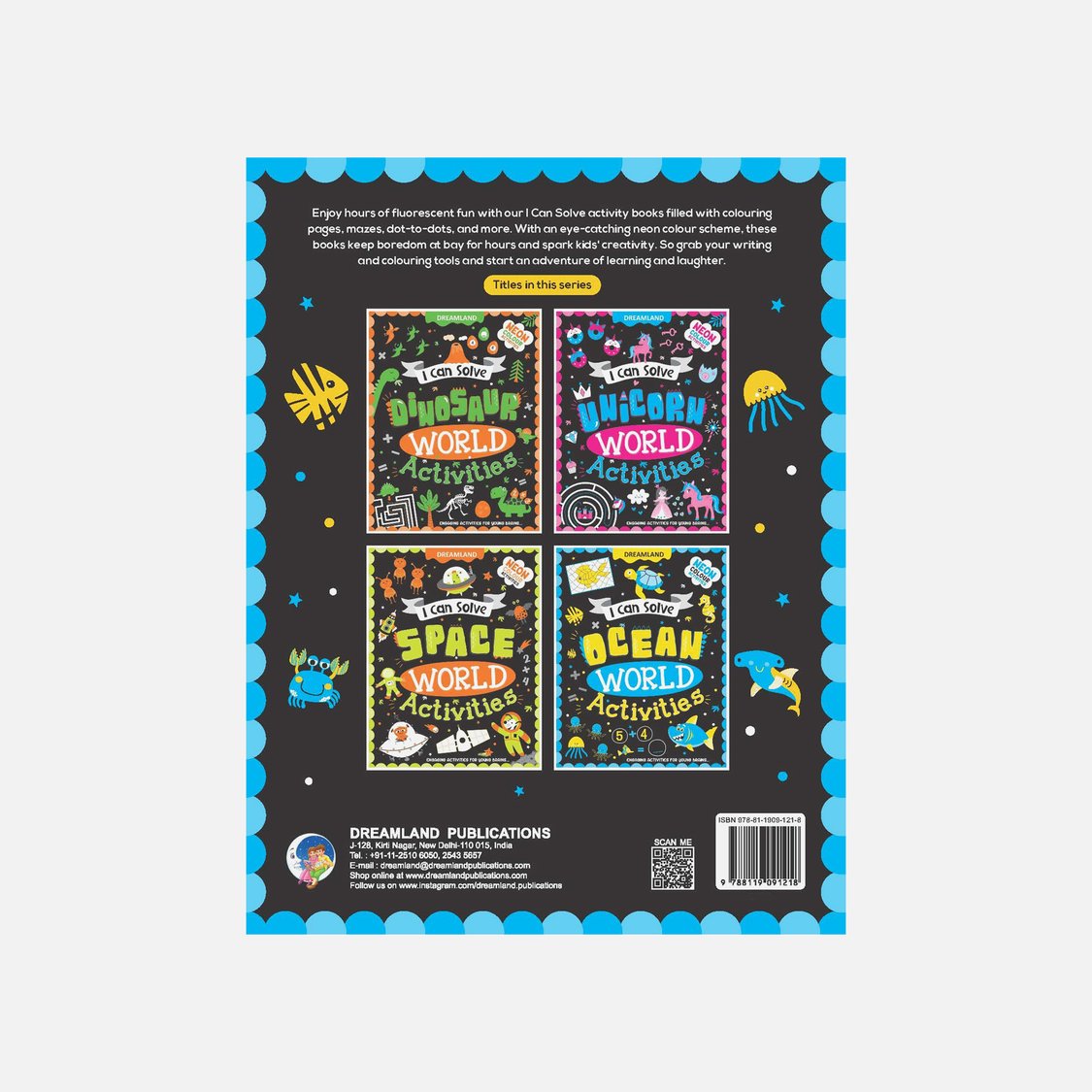 Dreamland Ocean World Activities - I Can Solve Activity Book