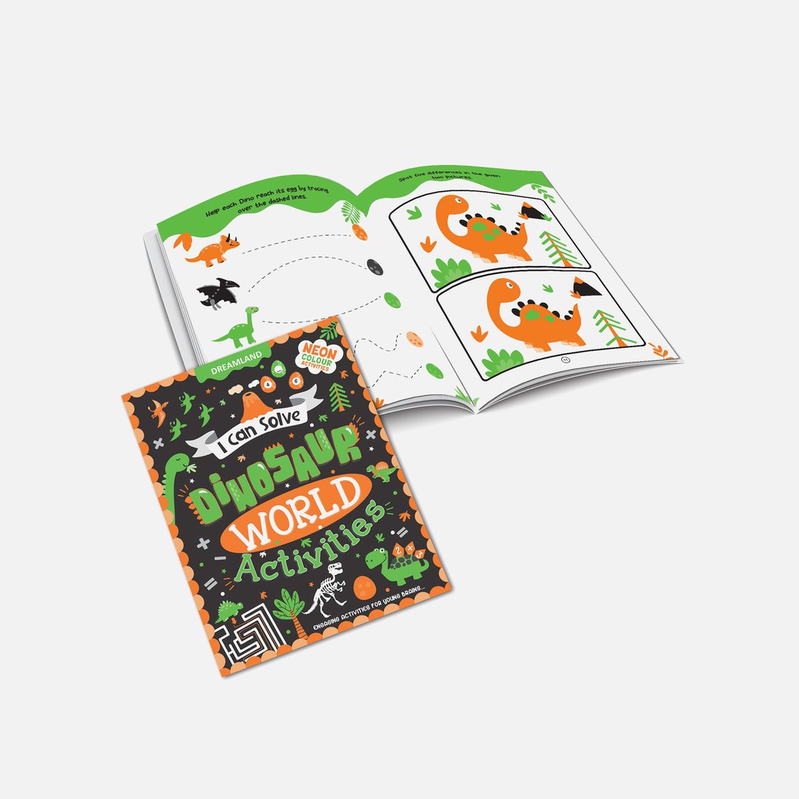 Dreamland Dinosaur World Activities - I Can Solve Activity Book