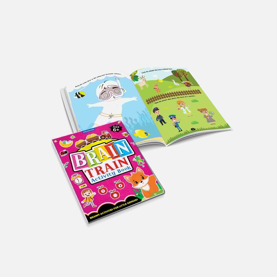 Dreamland Brain Train Activity Book