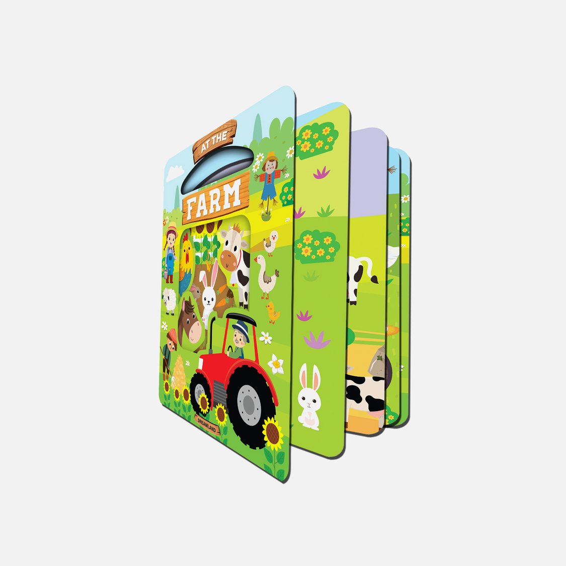 Dreamland Die Cut Window Board Book - At the Farm