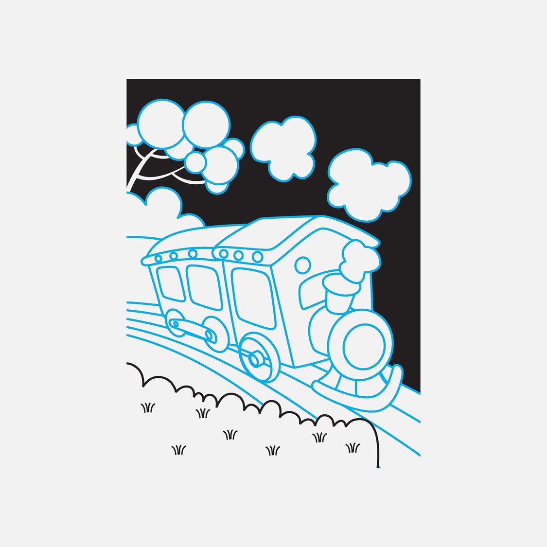 Dreamland Vehicles Neon Colouring World Book with Neon Pens