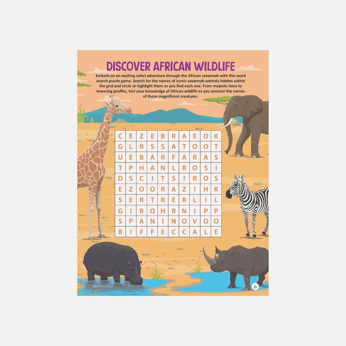 Dreamland Wildlife Wonders Activity Book