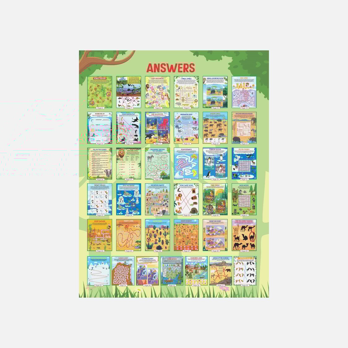 Dreamland Wildlife Wonders Activity Book