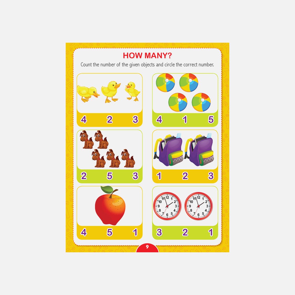Dreamland Kindergarten Maths Worksheets