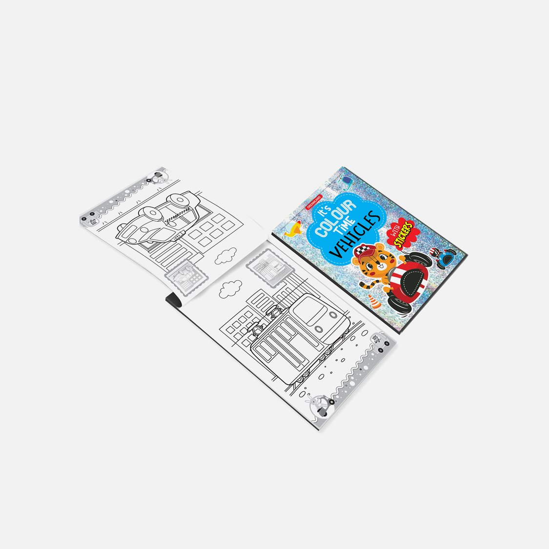 Dreamland Vehicles - It's Colour time with Stickers