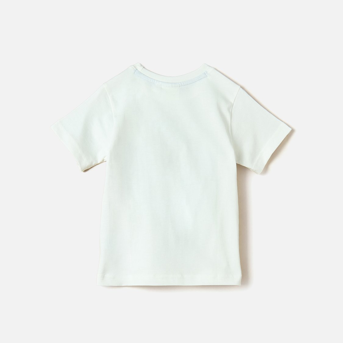 Juniors Graphic Print T-shirt with Short Sleeves