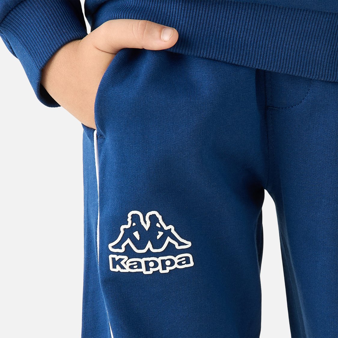 Kappa Logo Print Long Sleeves Sweatshirt and Joggers Set