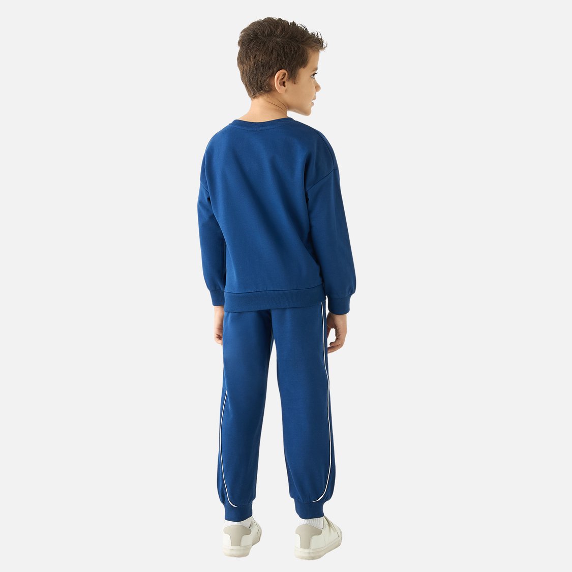 Kappa Logo Print Long Sleeves Sweatshirt and Joggers Set