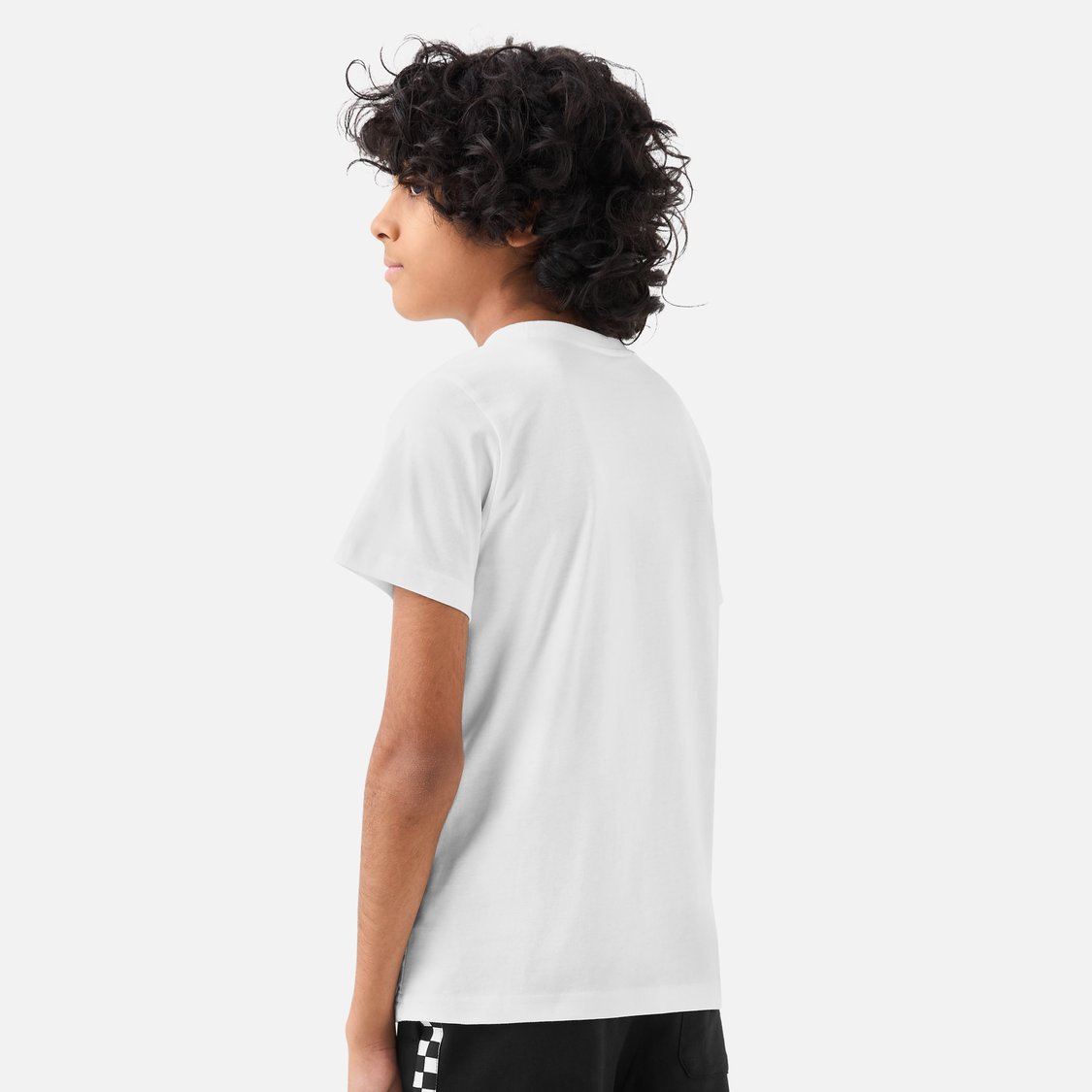 Juniors Graphic Print T-shirt with Short Sleeves