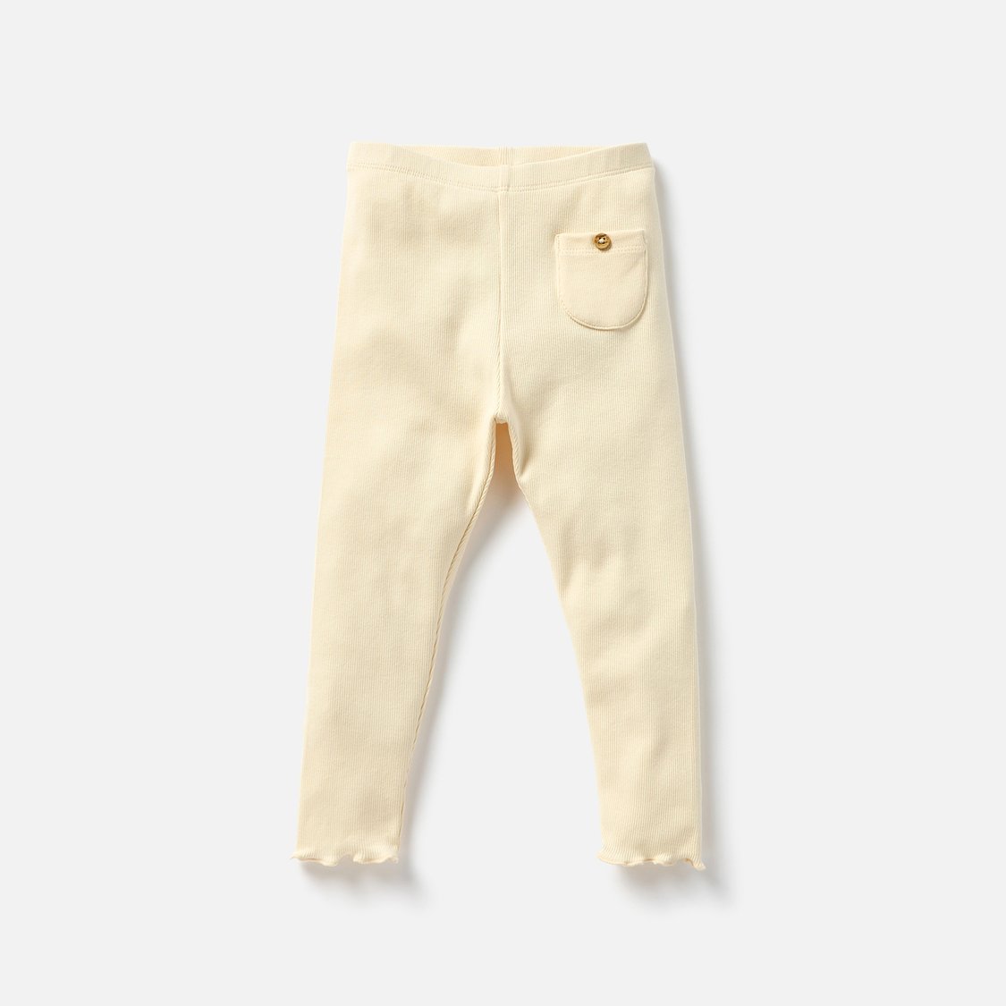 Juniors Ribbed Leggings with Pocket - Set of 2