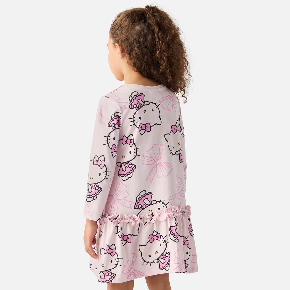 Juniors Hello Kitty Print A-line Dress