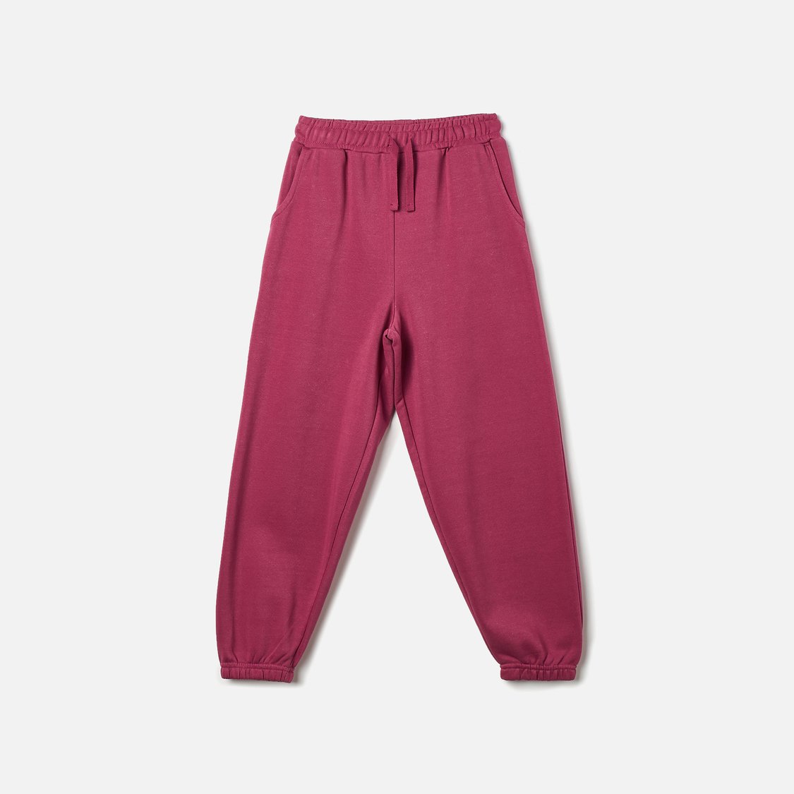 Juniors Solid Joggers with Drawstring Closure and Pockets
