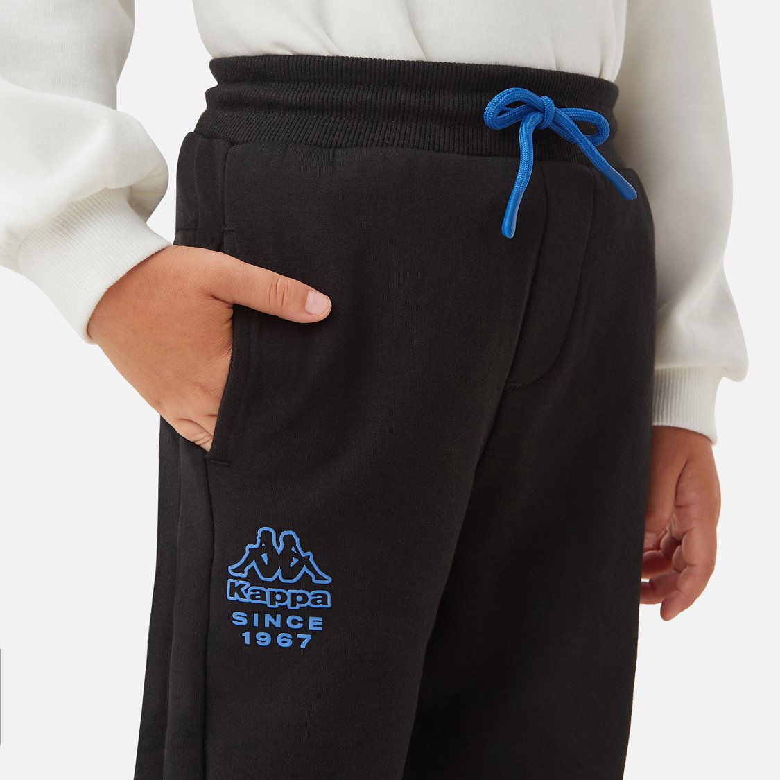 Kappa Logo Detail Joggers with Drawstring Closure