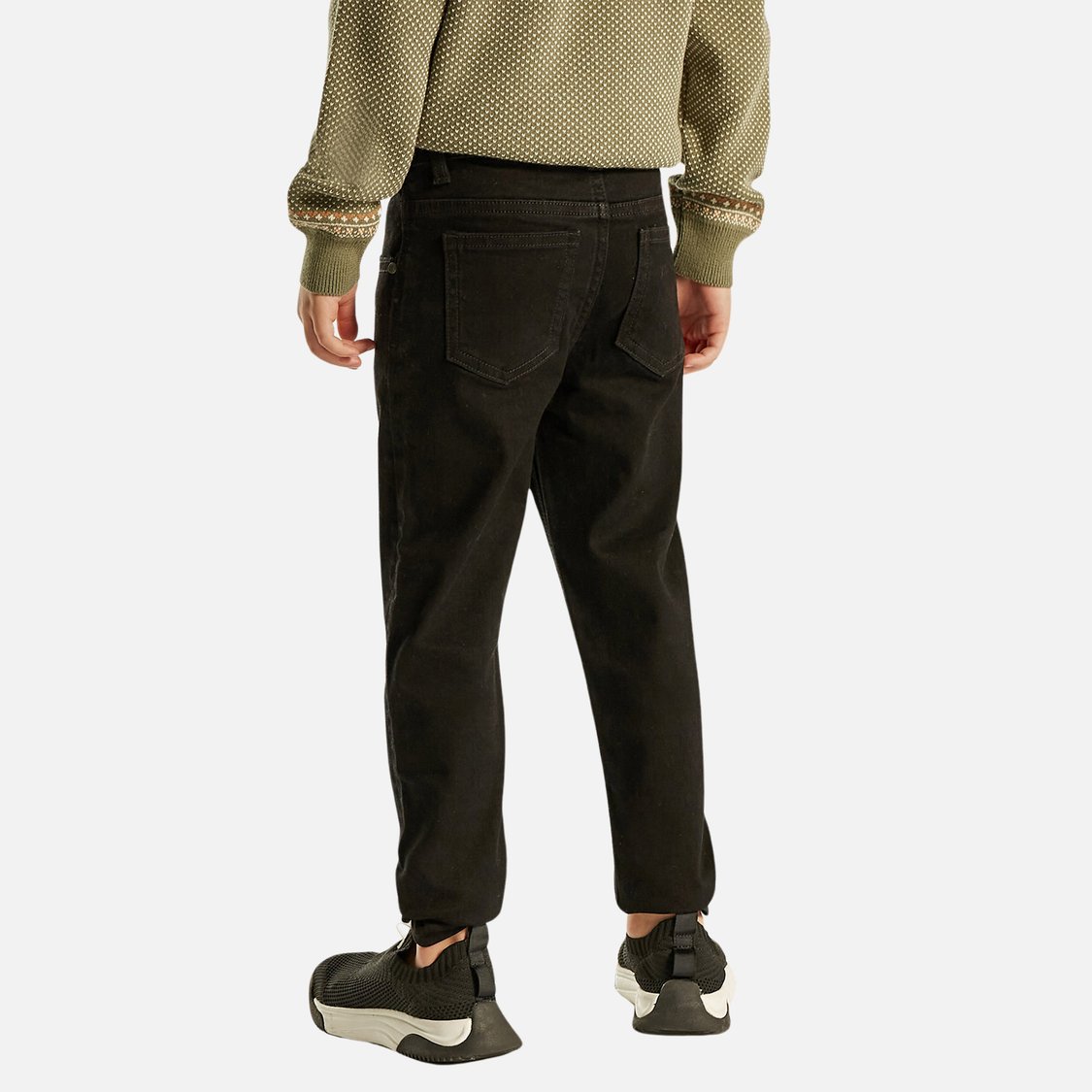 Juniors Boys Solid Slim Fit Jeans