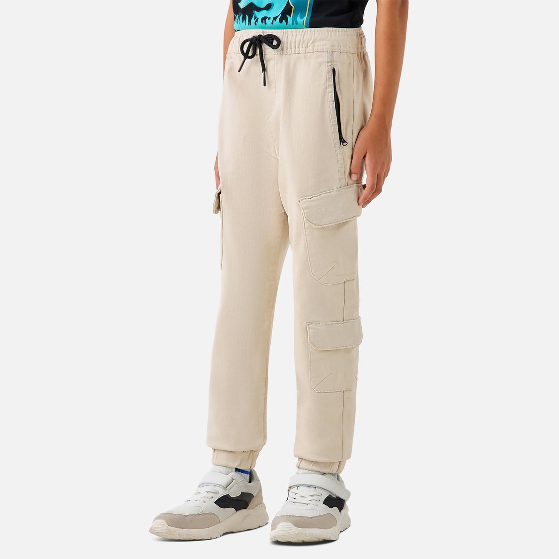 Juniors Solid Regular Fit Joggers