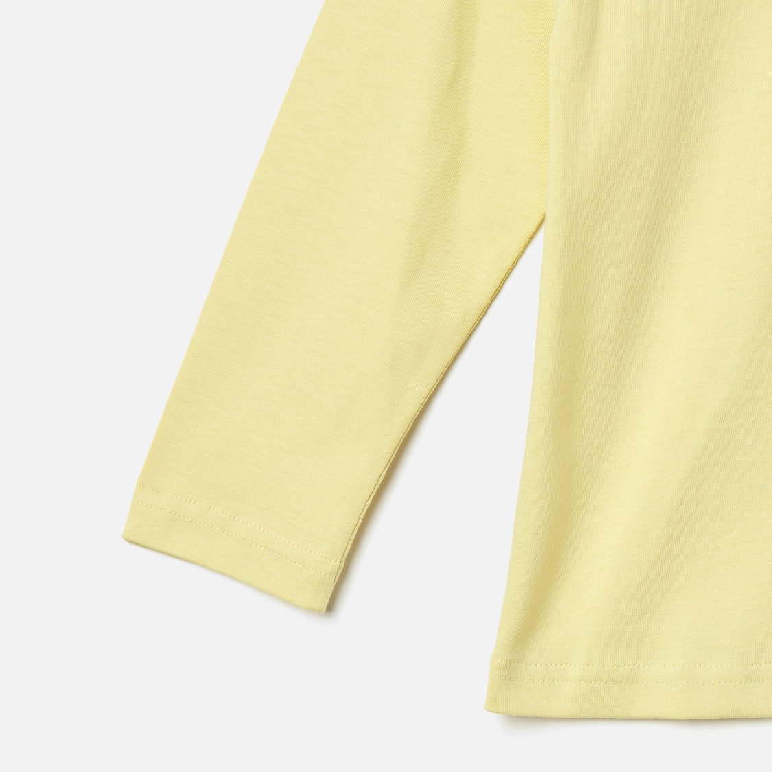 Peanut Print T-shirt with Crew Neck and Long Sleeves