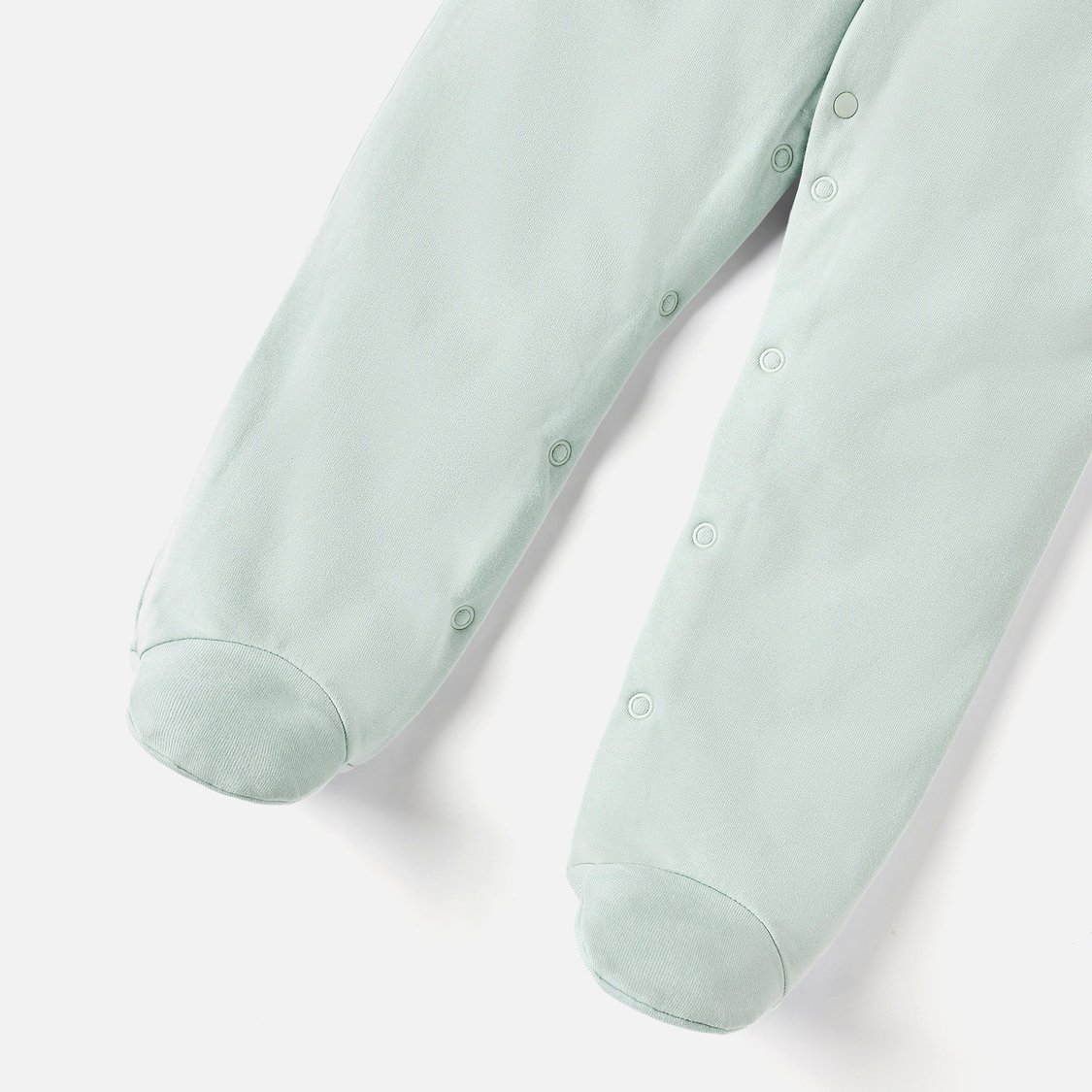 Juniors Embroidered Collared Sleepsuit With Snap Button Closure