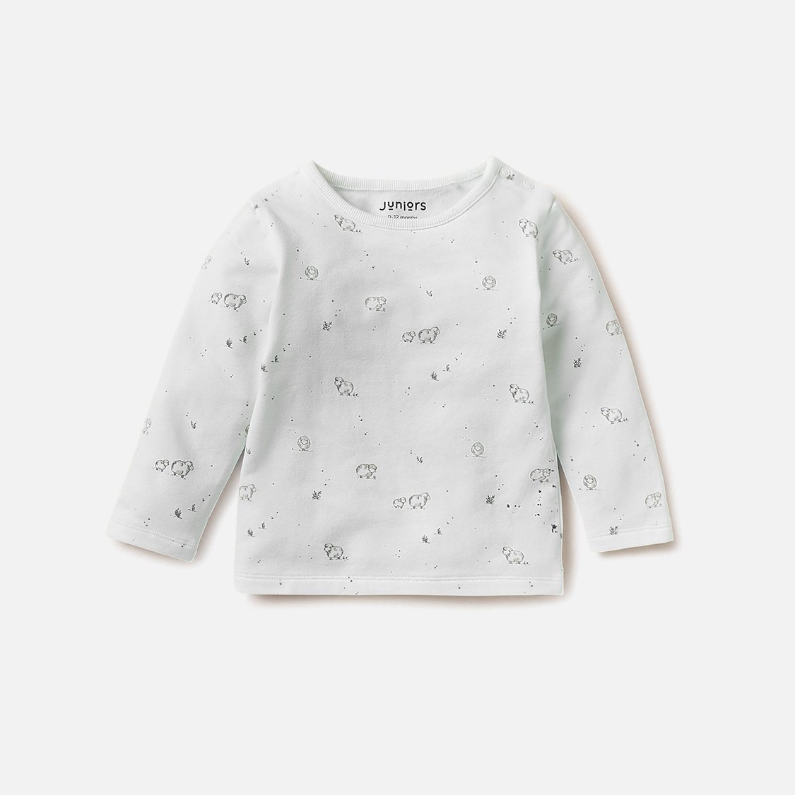 Juniors Sheep Print T-shirt and Dungaree Set