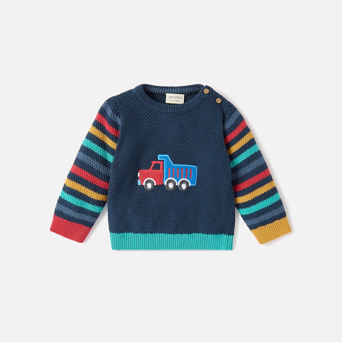 Juniors Embroidered Sweater and Pyjama Set